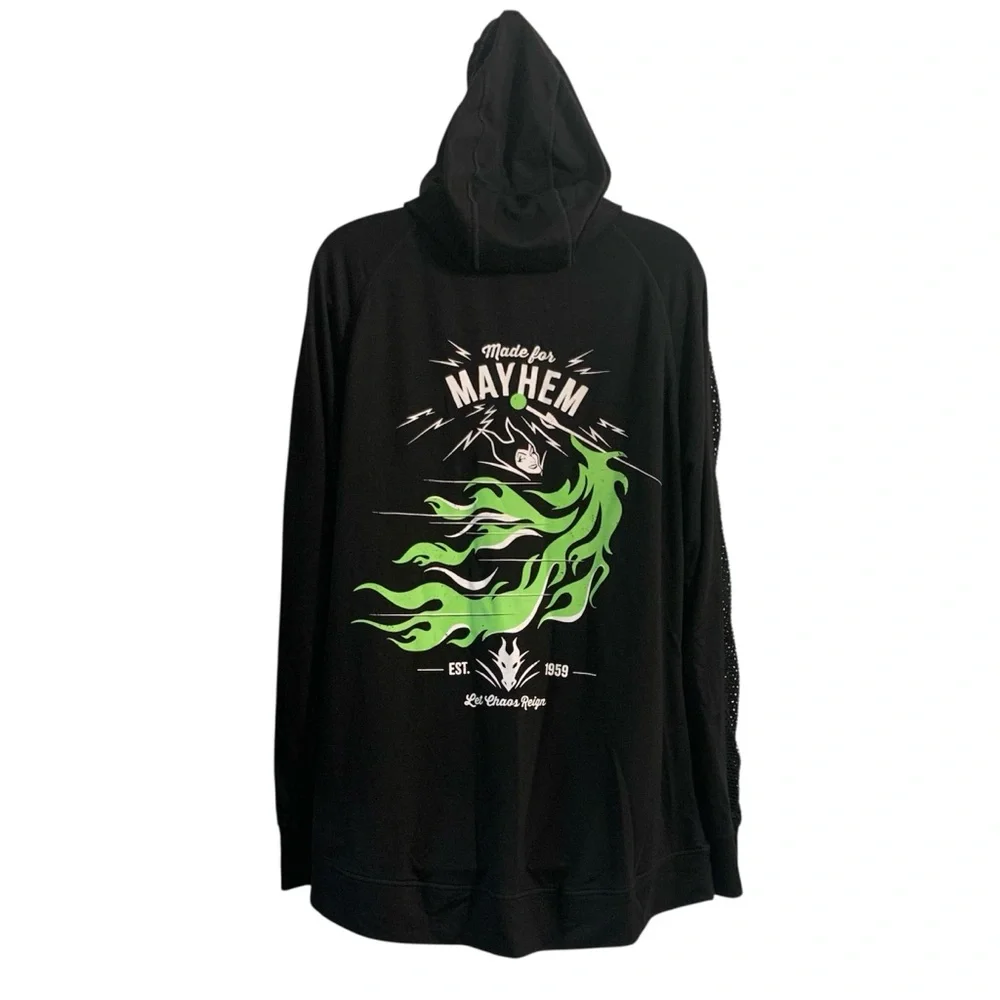 TORRID X Disney Villains Maleficent Lightweight Hoodie Sz 3X - Picture 1 of 10